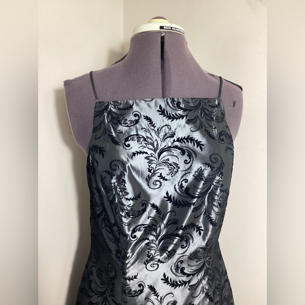 Vintage Gothic Maxi Dress 90s Y2K Witchy Prom Gown Size 8 - Picture 8 of 17
